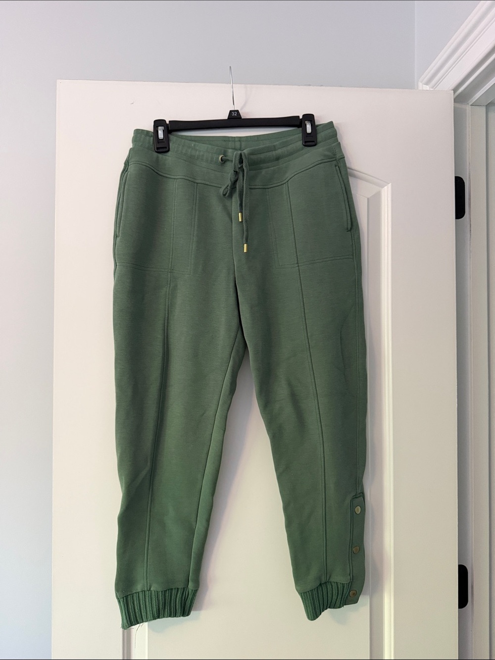 Green Drawstring Jogger Pants